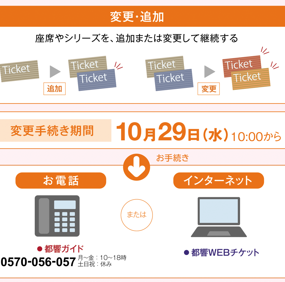 変更手続き期間 10月29日(水)10:00から